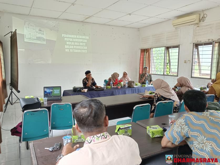 SOSIALISASI PERUBAHAN KEBIJAKAN PUPUK BERSUBSIDI